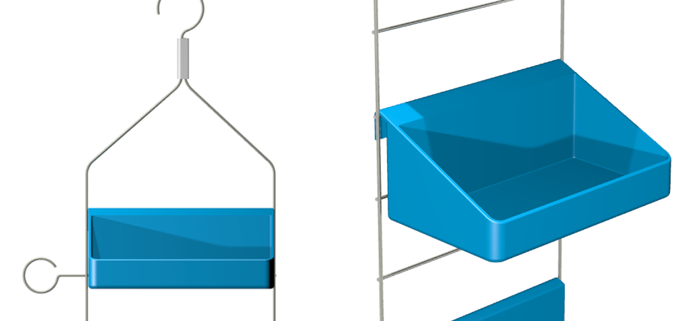 Umbra Trellis shower caddy concept